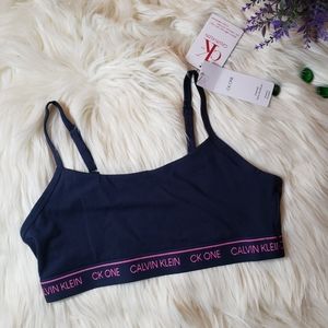 CK One Cotton Unlined Bralette